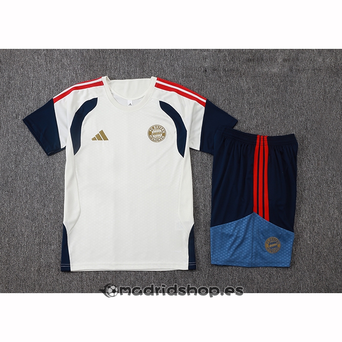 Chandal del Bayern Munich Manga Corta 26-27 Crema - Pantalon Corto